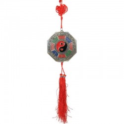 Feng Sui - Ochranný čínský ověs zrcátko Bagua -(Sada 10ks)