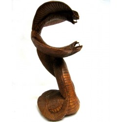 Dřevěná kobra-30 cm