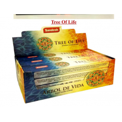 Vonné tyčinky Sandesh - Tree of life  (Sada 12 krabiček)