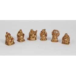 Buddha zlaty  (balení obsahouje 6 krabiček) sada-6 kusů