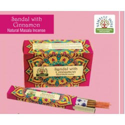 Vonné tyčinky Namaste India - SANDAL WITH CINNAMON  (Sada 12 krabiček)