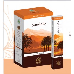 Vonné tyčinky Himalaya -Wellness Series - Sandal  (Sada 12 krabiček)