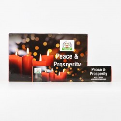 Vonné tyčinky Namaste India - PEACE & PROSPERITY  (Sada 12 krabiček)